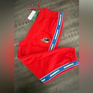 Lacoste Red MEN’S Joggers with Blue Trim